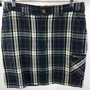 Vintage Y2K Tommy Hilfiger Plaid Mini Skirt Size 4